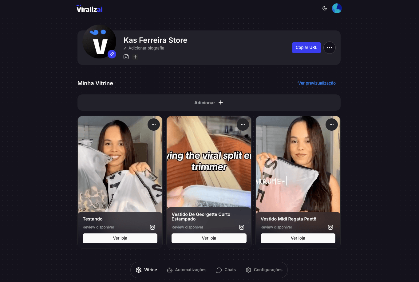 Viralizai product preview